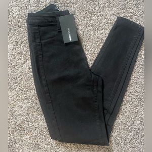 Women’s Fashion Nova Black Jeans Size 1 New With Tags‎